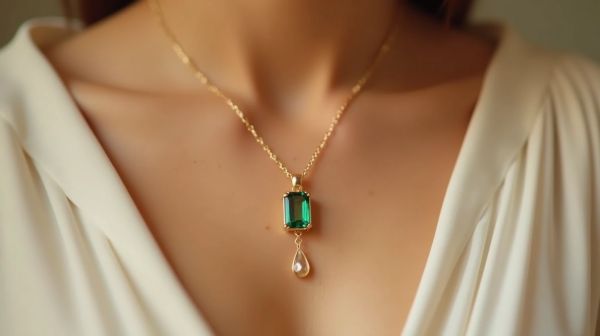 Magnifique bague émeraude pour femme, symbole d'élégance